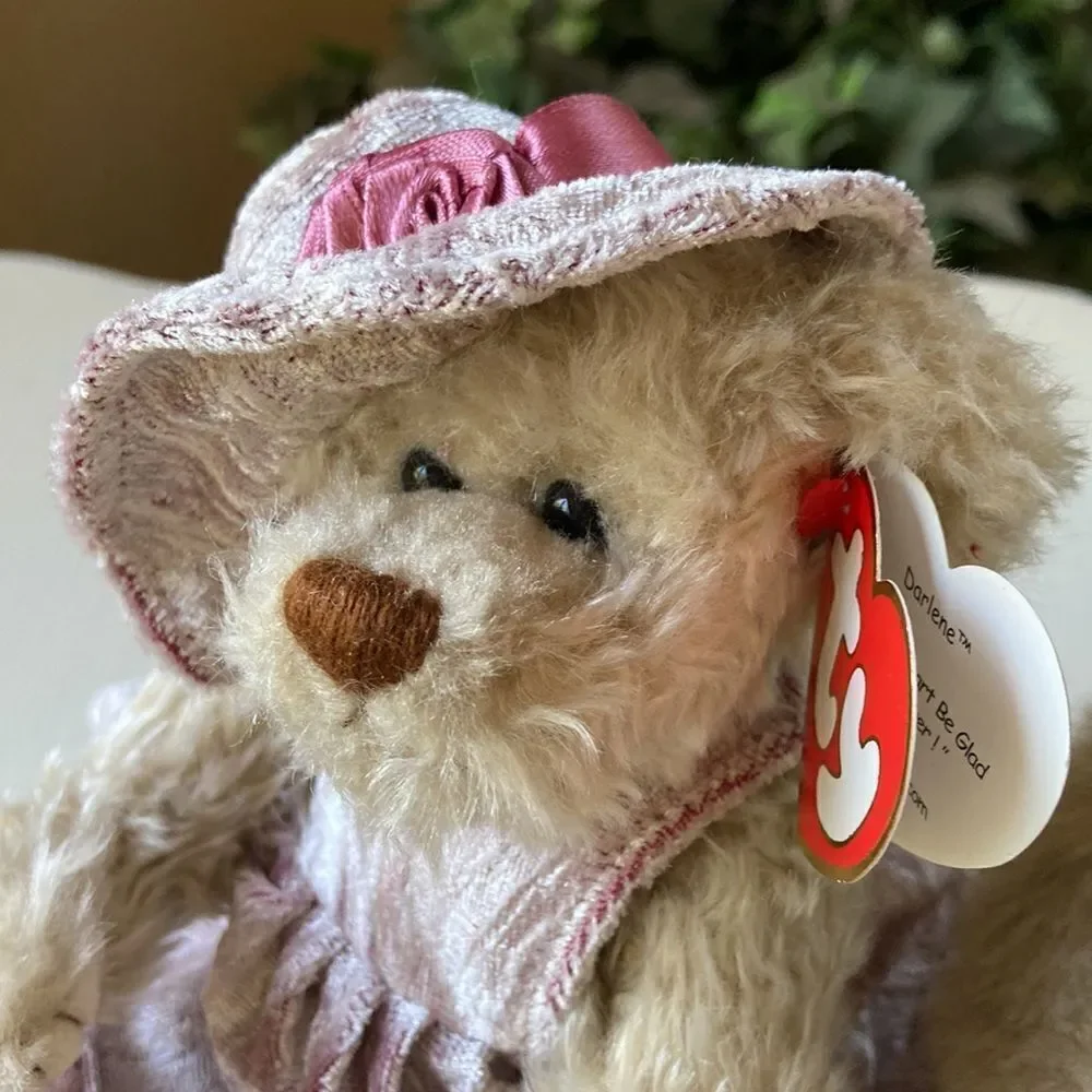 Vintage 1993 Ty Attic Treasures Darling Darlene & Dickens Bears Bundle of Two